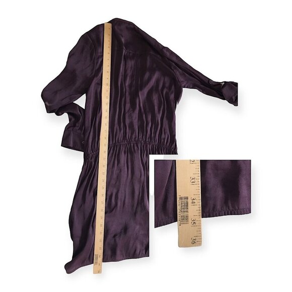 Vince Popover Casual/Work Dress, Grape, Size XS - Picture 9 of 11